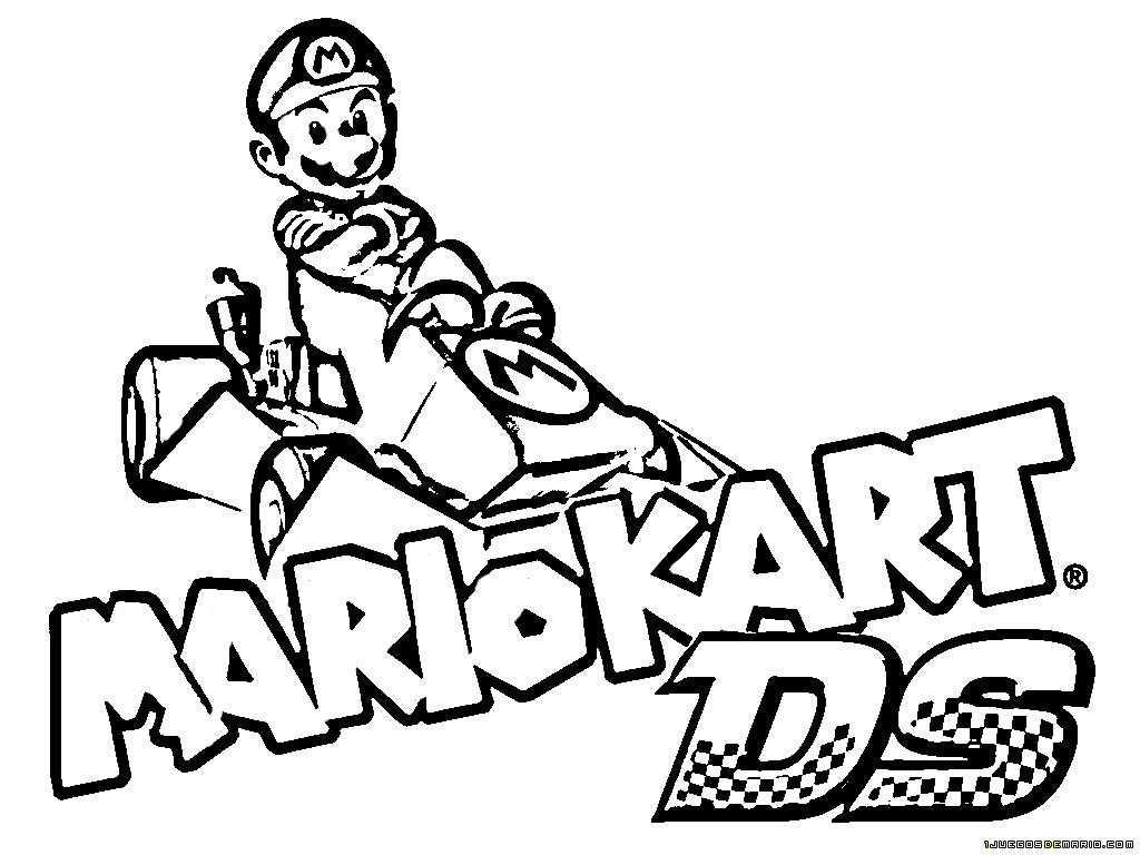 Dibujo para colorear: Mario Kart (Videojuegos) #154539 - Dibujos para Colorear e Imprimir Gratis