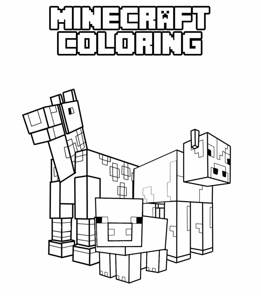 Dibujo para colorear: Minecraft (Videojuegos) #113780 - Dibujos para Colorear e Imprimir Gratis