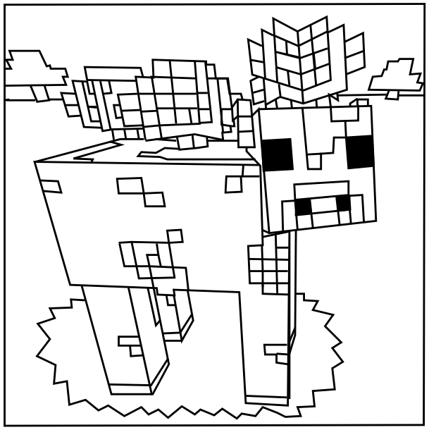 Dibujo para colorear: Minecraft (Videojuegos) #113784 - Dibujos para Colorear e Imprimir Gratis