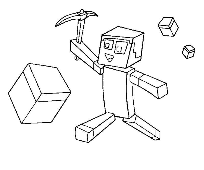 Dibujo para colorear: Minecraft (Videojuegos) #113801 - Dibujos para Colorear e Imprimir Gratis