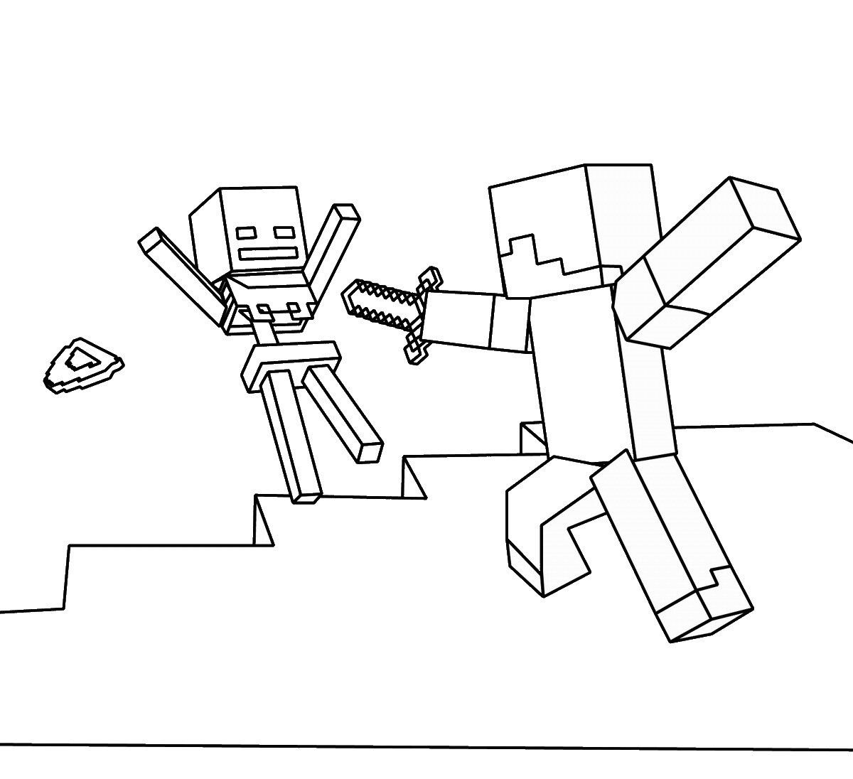 Dibujo para colorear: Minecraft (Videojuegos) #113973 - Dibujos para Colorear e Imprimir Gratis