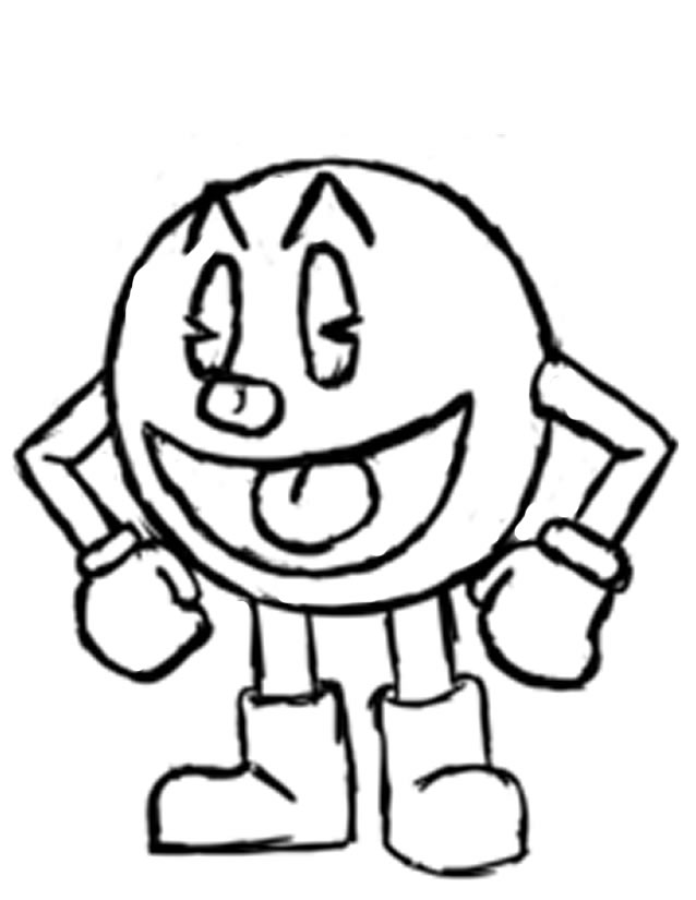 Dibujo para colorear: Pac-Man (Videojuegos) #114188 - Dibujos para Colorear e Imprimir Gratis