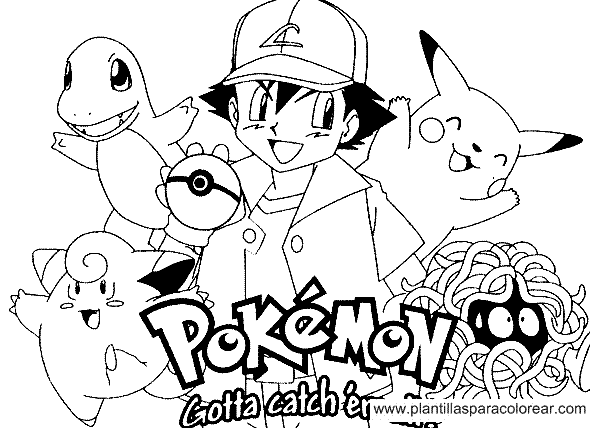 Dibujo para colorear: Pokemon Go (Videojuegos) #154288 - Dibujos para Colorear e Imprimir Gratis