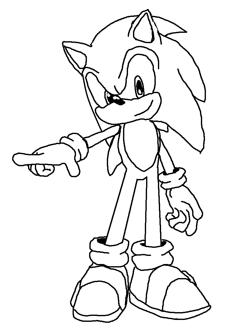 Dibujo para colorear: Sonic (Videojuegos) #153837 - Dibujos para Colorear e Imprimir Gratis
