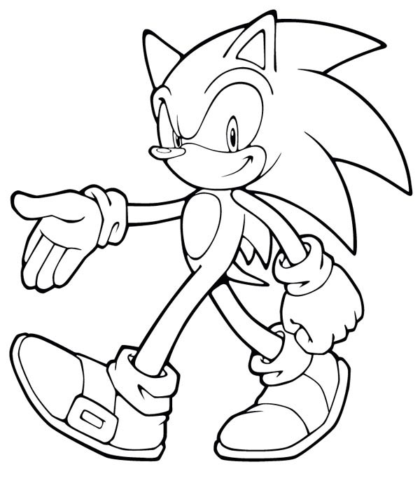 Dibujo para colorear: Sonic (Videojuegos) #153889 - Dibujos para Colorear e Imprimir Gratis