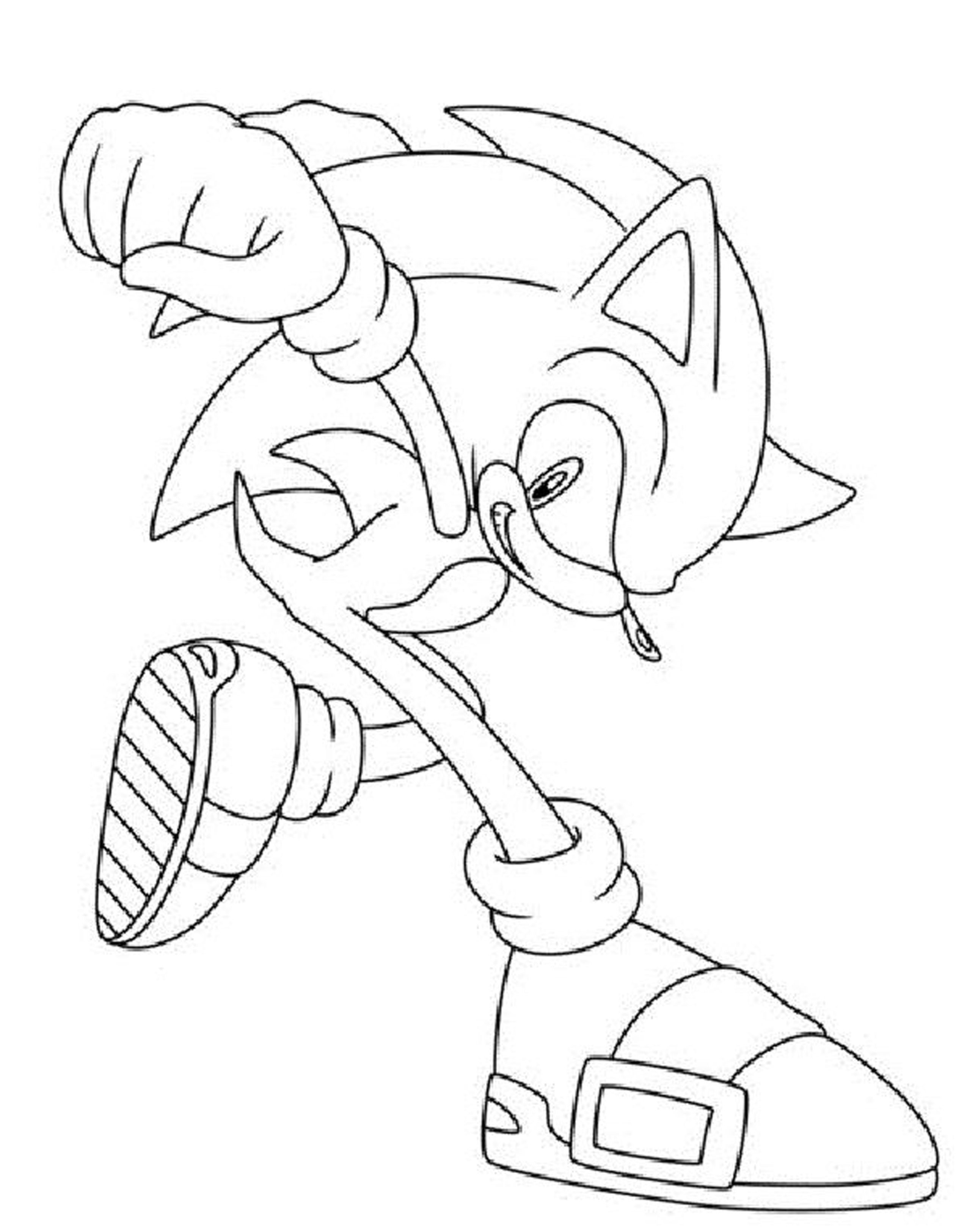 Dibujo para colorear: Sonic (Videojuegos) #154009 - Dibujos para Colorear e Imprimir Gratis