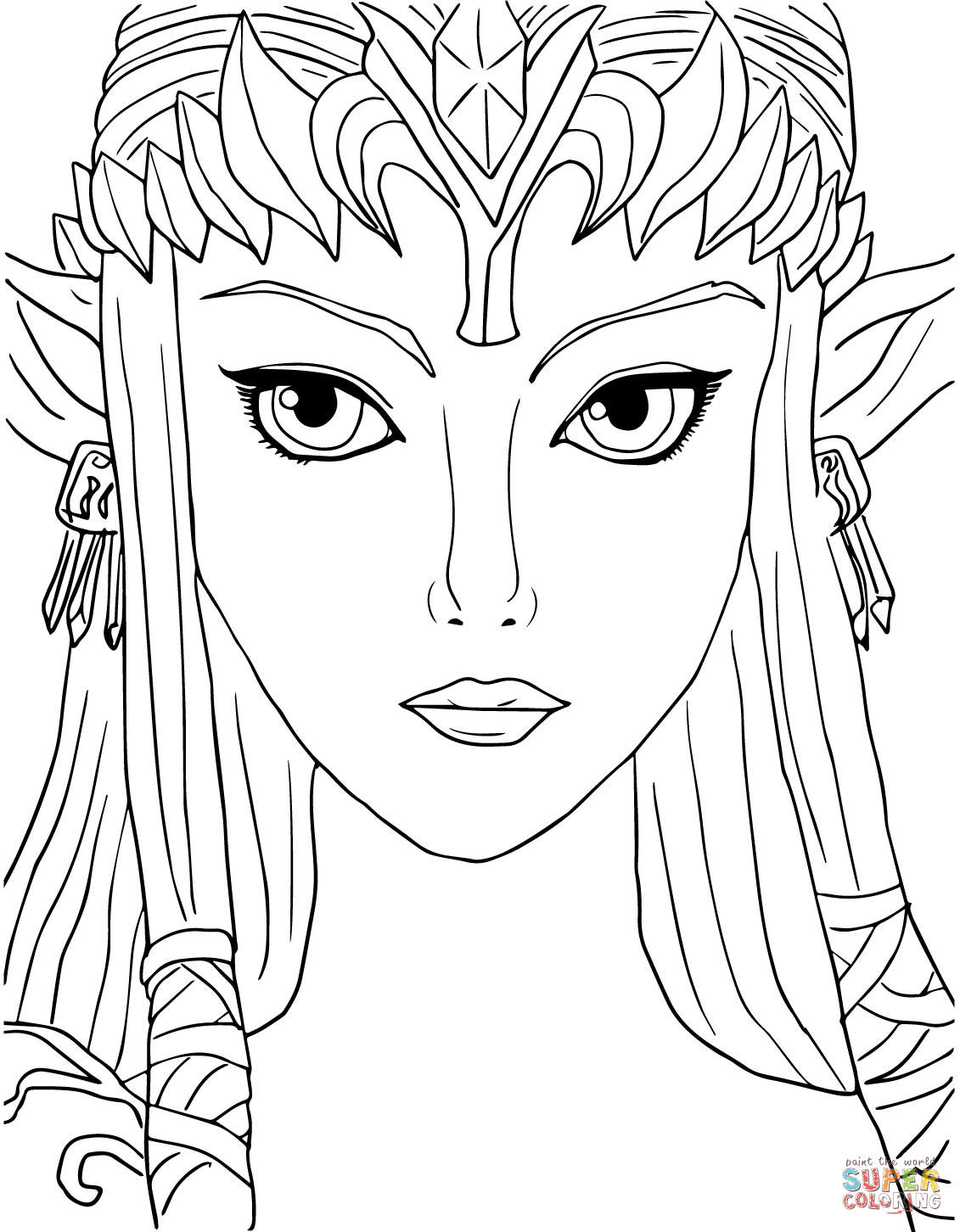 Dibujo para colorear: Zelda (Videojuegos) #113219 - Dibujos para Colorear e Imprimir Gratis