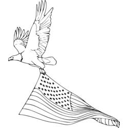 Dibujo para colorear: Águila (Animales) #312 - Dibujos para Colorear e Imprimir Gratis