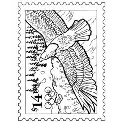 Dibujo para colorear: Águila (Animales) #320 - Dibujos para Colorear e Imprimir Gratis