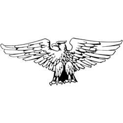 Dibujo para colorear: Águila (Animales) #331 - Dibujos para Colorear e Imprimir Gratis