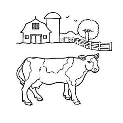 Dibujo para colorear: Animales de granja (Animales) #21385 - Dibujos para Colorear e Imprimir Gratis
