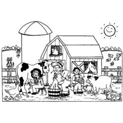 Dibujo para colorear: Animales de granja (Animales) #21394 - Dibujos para Colorear e Imprimir Gratis