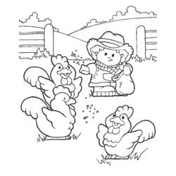 Dibujo para colorear: Animales de granja (Animales) #21450 - Dibujos para Colorear e Imprimir Gratis