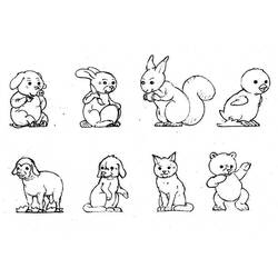 Dibujo para colorear: Animales de granja (Animales) #21597 - Dibujos para Colorear e Imprimir Gratis