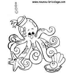 Dibujo para colorear: Animales marinos (Animales) #21983 - Dibujos para Colorear e Imprimir Gratis