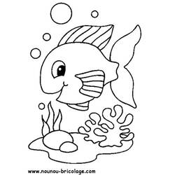 Dibujos para colorear: Animales marinos - Dibujos para Colorear e Imprimir Gratis