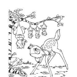 Dibujo para colorear: Animales salvajes / de la selva (Animales) #21095 - Dibujos para Colorear e Imprimir Gratis