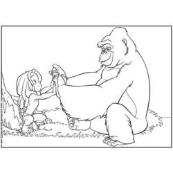 Dibujo para colorear: Animales salvajes / de la selva (Animales) #21118 - Dibujos para Colorear e Imprimir Gratis