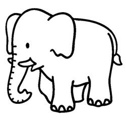 Dibujo para colorear: Animales salvajes / de la selva (Animales) #21198 - Dibujos para Colorear e Imprimir Gratis