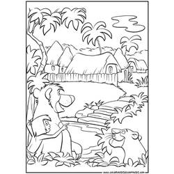 Dibujo para colorear: Animales salvajes / de la selva (Animales) #21231 - Dibujos para Colorear e Imprimir Gratis