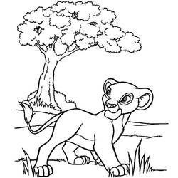 Dibujo para colorear: Animales salvajes / de la selva (Animales) #21278 - Dibujos para Colorear e Imprimir Gratis