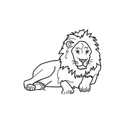 Dibujo para colorear: Animales salvajes / de la selva (Animales) #21352 - Dibujos para Colorear e Imprimir Gratis