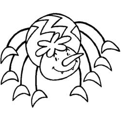 Dibujo para colorear: Araña (Animales) #601 - Dibujos para Colorear e Imprimir Gratis