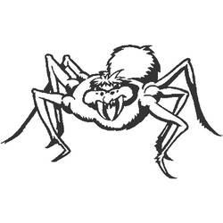 Dibujo para colorear: Araña (Animales) #635 - Dibujos para Colorear e Imprimir Gratis