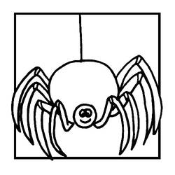 Dibujo para colorear: Araña (Animales) #665 - Dibujos para Colorear e Imprimir Gratis
