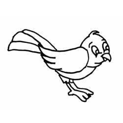 Dibujo para colorear: Aves (Animales) #11892 - Dibujos para Colorear e Imprimir Gratis