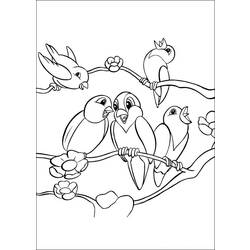 Dibujo para colorear: Aves (Animales) #11906 - Dibujos para Colorear e Imprimir Gratis