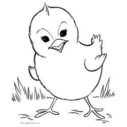 Dibujo para colorear: Aves (Animales) #11955 - Dibujos para Colorear e Imprimir Gratis