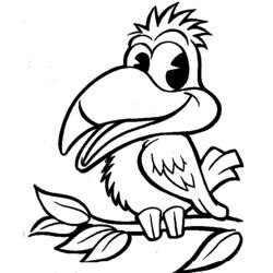 Dibujo para colorear: Aves (Animales) #12014 - Dibujos para Colorear e Imprimir Gratis