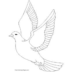 Dibujo para colorear: Aves (Animales) #12028 - Dibujos para Colorear e Imprimir Gratis