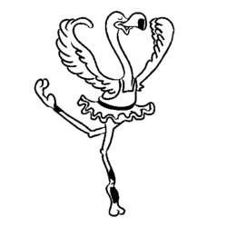 Dibujo para colorear: Avestruz (Animales) #688 - Dibujos para Colorear e Imprimir Gratis