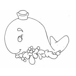 Dibujo para colorear: Ballena (Animales) #910 - Dibujos para Colorear e Imprimir Gratis