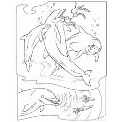 Dibujo para colorear: Ballena (Animales) #961 - Dibujos para Colorear e Imprimir Gratis