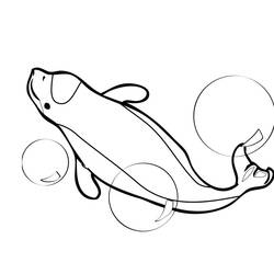 Dibujo para colorear: Beluga (Animales) #1089 - Dibujos para Colorear e Imprimir Gratis