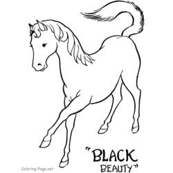 Dibujo para colorear: Caballo (Animales) #2293 - Dibujos para Colorear e Imprimir Gratis