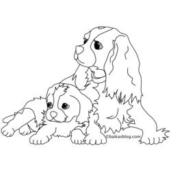 Dibujo para colorear: Cachorro (Animales) #2892 - Dibujos para Colorear e Imprimir Gratis