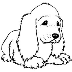Dibujo para colorear: Cachorro (Animales) #2898 - Dibujos para Colorear e Imprimir Gratis