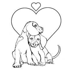 Dibujo para colorear: Cachorro (Animales) #2900 - Dibujos para Colorear e Imprimir Gratis