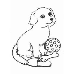 Dibujo para colorear: Cachorro (Animales) #2913 - Dibujos para Colorear e Imprimir Gratis