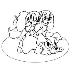 Dibujo para colorear: Cachorro (Animales) #2919 - Dibujos para Colorear e Imprimir Gratis