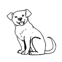 Dibujo para colorear: Cachorro (Animales) #2920 - Dibujos para Colorear e Imprimir Gratis