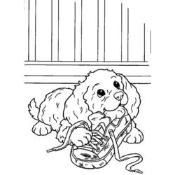 Dibujo para colorear: Cachorro (Animales) #2923 - Dibujos para Colorear e Imprimir Gratis