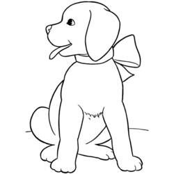 Dibujo para colorear: Cachorro (Animales) #2928 - Dibujos para Colorear e Imprimir Gratis