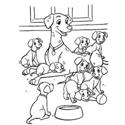 Dibujo para colorear: Cachorro (Animales) #2935 - Dibujos para Colorear e Imprimir Gratis