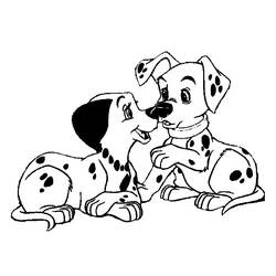 Dibujo para colorear: Cachorro (Animales) #2946 - Dibujos para Colorear e Imprimir Gratis