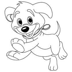 Dibujo para colorear: Cachorro (Animales) #2949 - Dibujos para Colorear e Imprimir Gratis
